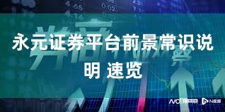 永元证券平台前景常识说明 速览