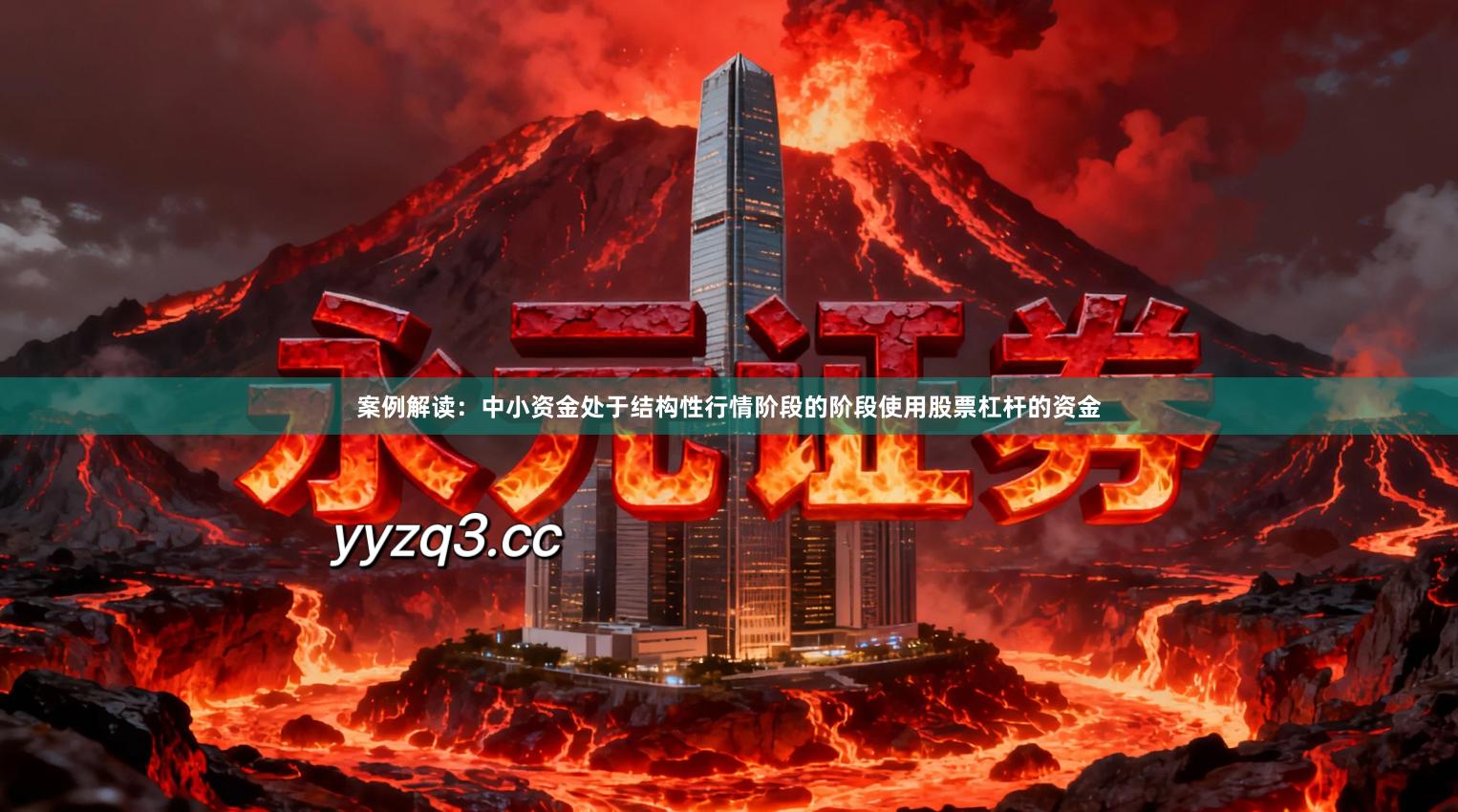 案例解读：中小资金处于结构性行情阶段的阶段使用股票杠杆的资金